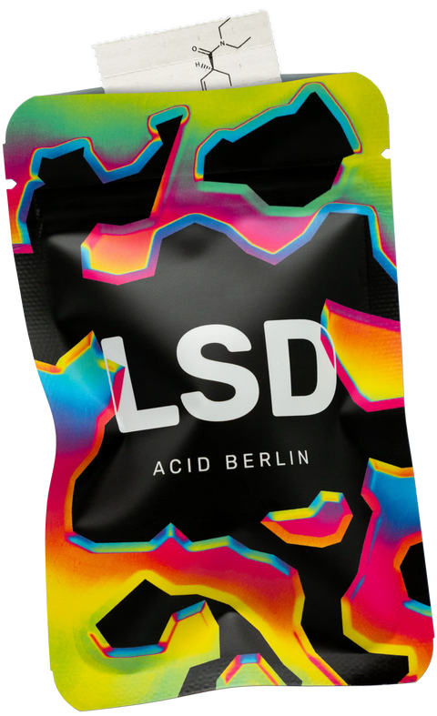 Bag with 1D-LSD Blotter